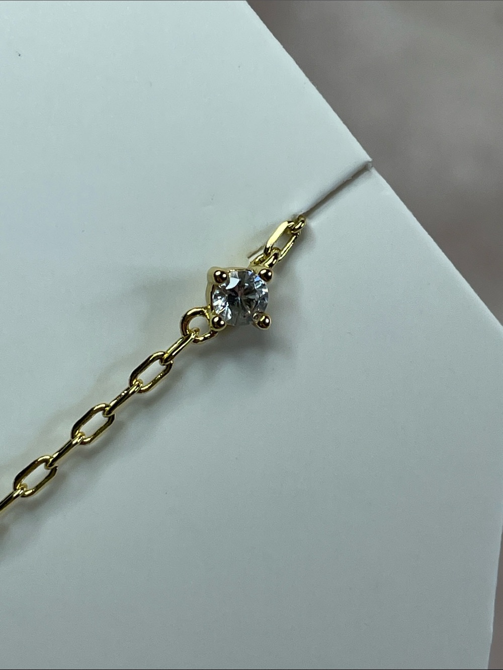 Bomb Party "Triply Dazzled" Teal Ice Crystal on Gold Plating $126 MSRP - Picture 4 of 6